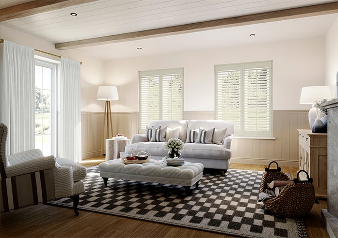 Bromley, Caramel Clay - Full Height Plantation Shutter - Image 7